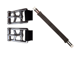 Euroriding Sattelgurt Neopren Kurzgurt einseitig Elastik,Easy-Schnallen