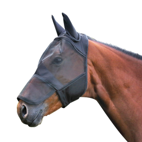 Euroriding Fliegenmaske Comfort, mit Ohren mit Nase