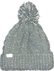 Mütze Zopfmuster Pompom reflektierend