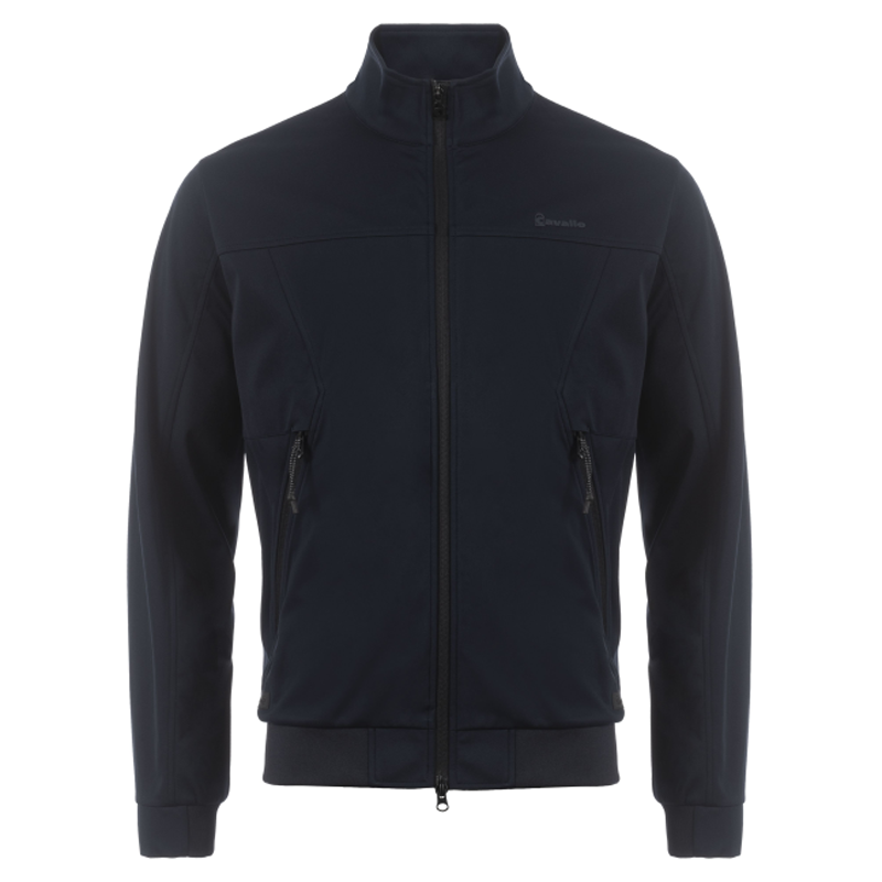 Cavallo Herren Softshelljacke Stehkragen CAVAL FLEX JACKE in darkblue