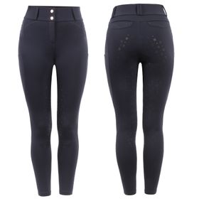 Cavallo Reitleggings CavalCandera Grip Mobile in darkblue