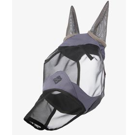 LeMieux Fliegenmaske Visor-Tek Full Fly Mask in jay blue