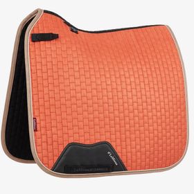 LeMieux Dressur Schabracke Suede Close Contact Square in apricot