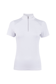 Cavallo Damen Turniershirt CAVAL COMP HALFZIP in weiß