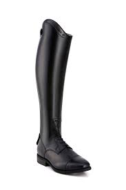 Deniro Reitstiefel Tricolore Italo geschnürt Smooth black