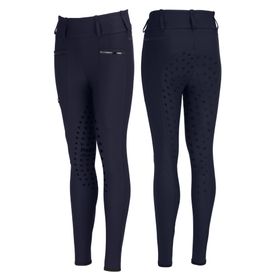 Kinderreithose Lilith Vollgrip mit Hochbund in darknavy