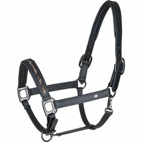 Waldhausen Lederhalfter Crystal in schwarz