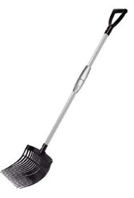 Forke Kunststoff, Teleskop Alu Stiel