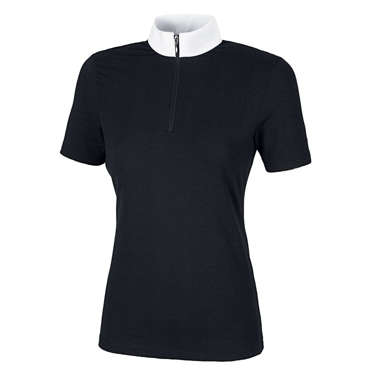 Pikeur Turniershirt Competition Shirt Jaquard in schwarz