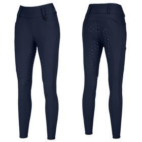 PIKEUR Damen Reitleggings Fullgrip Midwaist Malia in nightblue