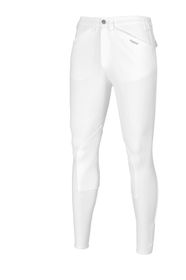 Pikeur Herren Reithose Rodrigo in weiß mit McCrown Kniebesatz (461-02-7933)