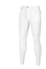 Pikeur Herren Reithose Rodrigo in weiß mit Stoff-Kniebesatz (461-01-7933)
