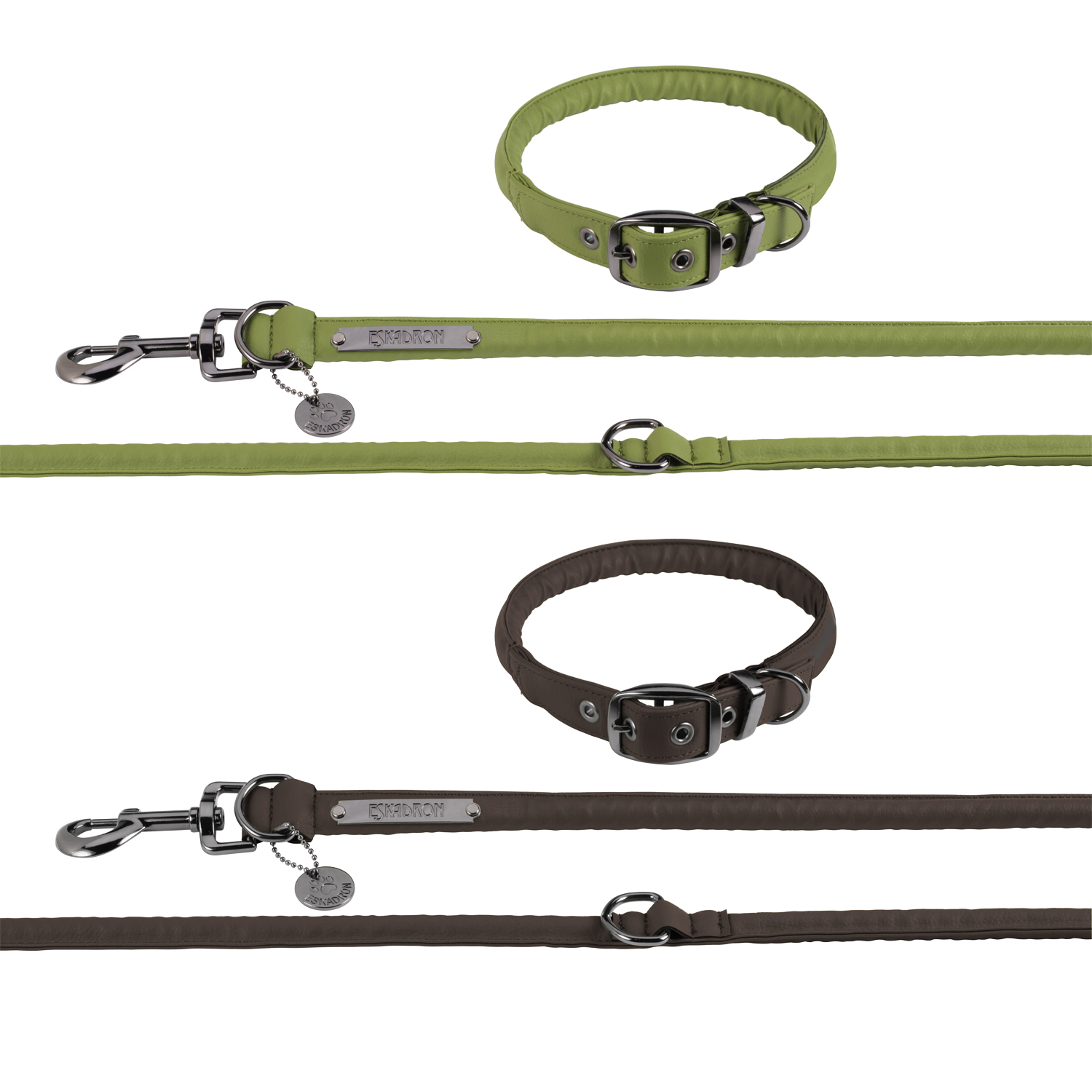 Eskadron Platinum Hundeset Leine/Halsband 