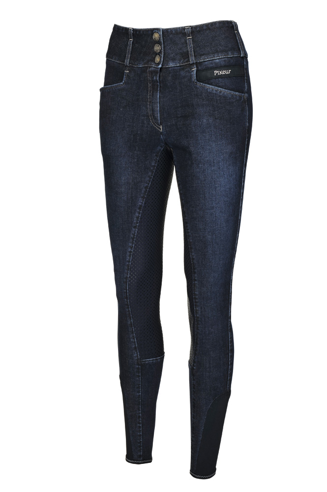 PIKEUR Damen Jeans Reithose Candela Grip in denim blue