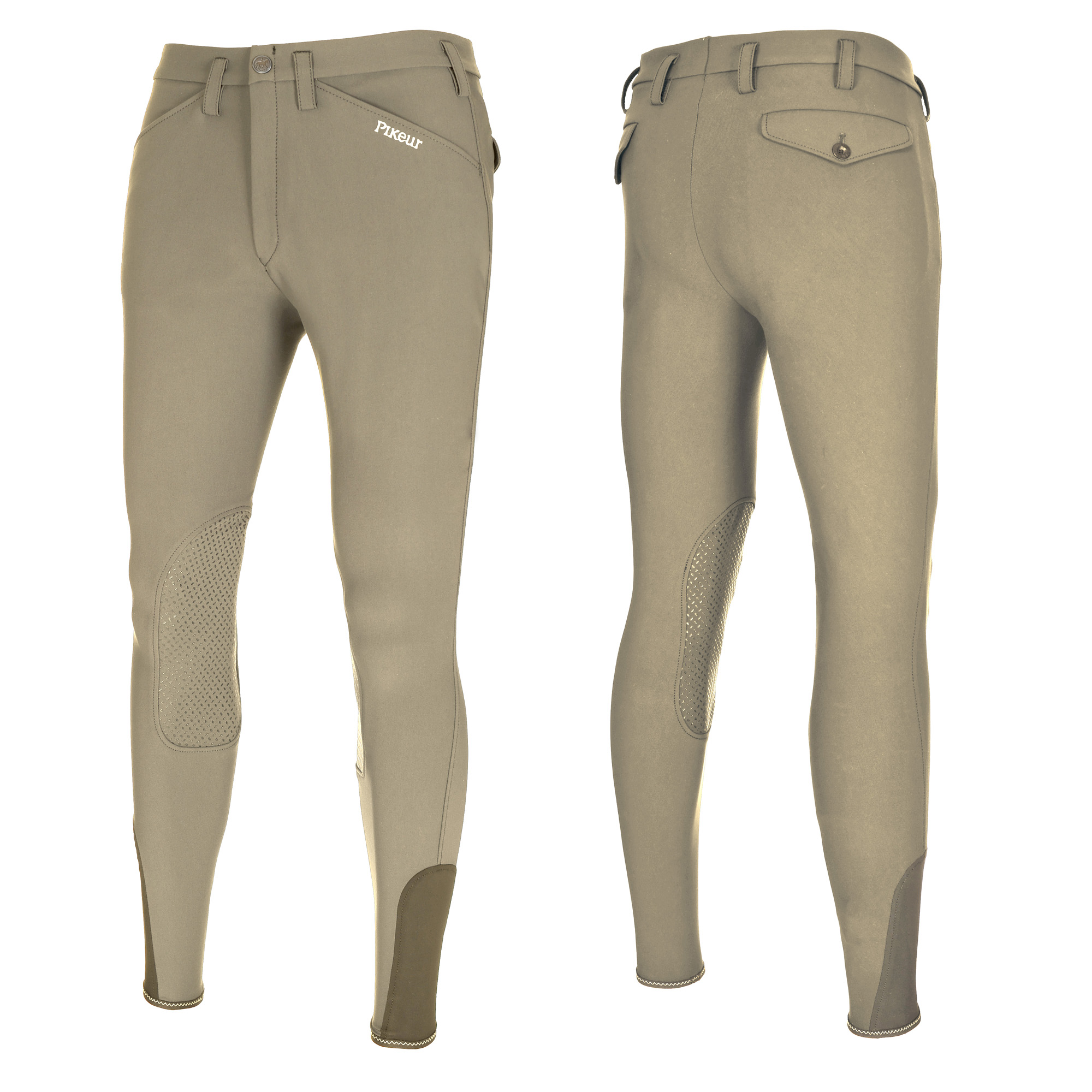 Pikeur Herren Reithose Rodrigo Grip (Kniegrip) in safari