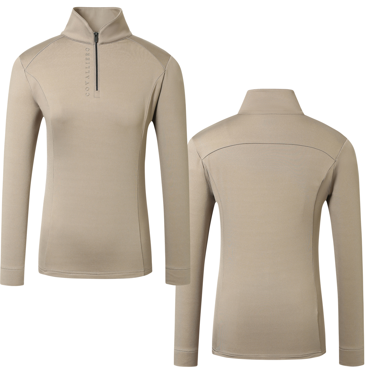 Covalliero Active Shirt in taupe