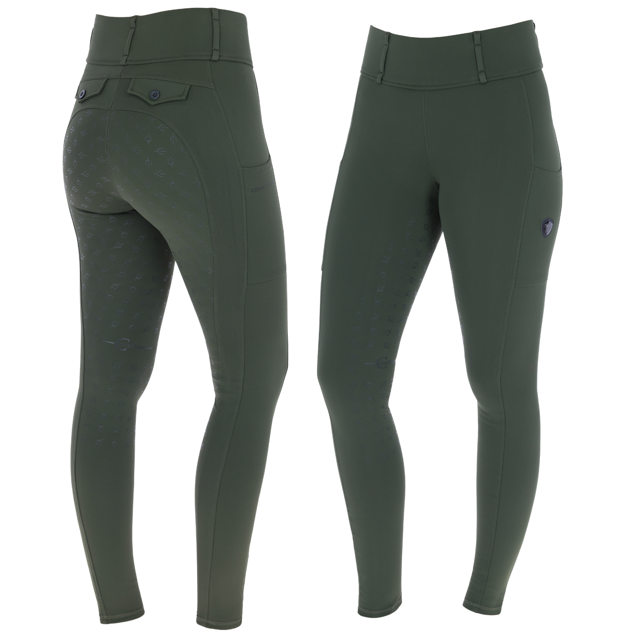 Covalliero Damen Riding Tight Grip in opal green