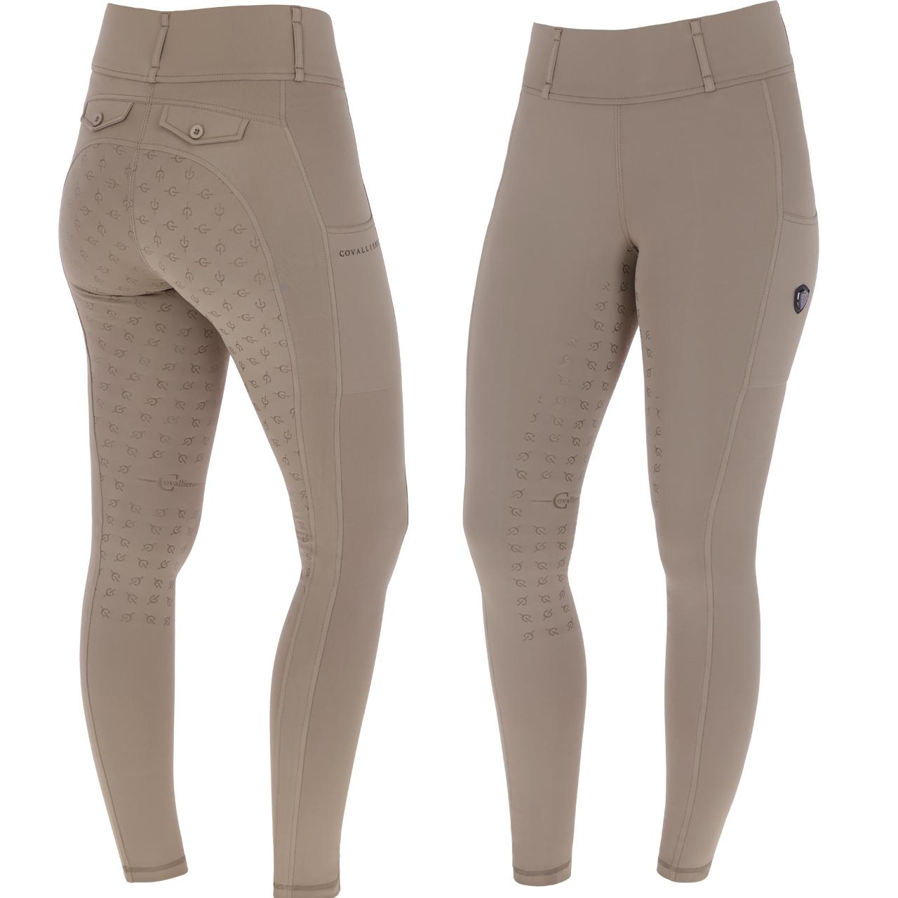 Covalliero Damen Riding Tight Grip in taupe