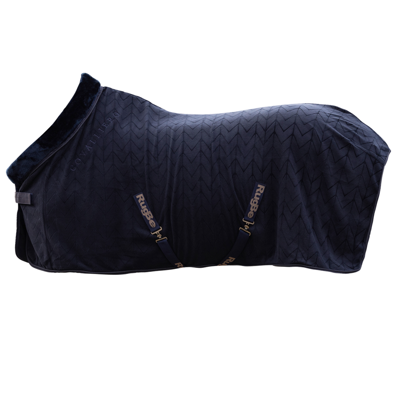 Covalliero Fleece Abschwitzdecke in dark navy