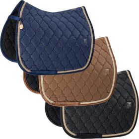 Eskadron Heritage Cotton Glitter Schabracke almond / black / true blue