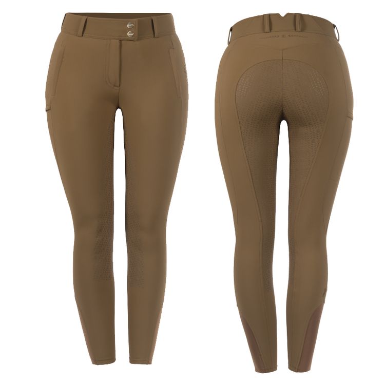 CAVALCARRIE Premium Reithose in dark caramel von Cavallo