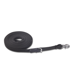 Waldhausen LPO Longierleine ohne Wirbel, schwarz, 8m