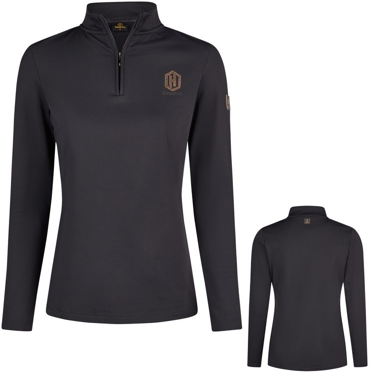 Eskadron Heritage Fanatics Half-Zip Shirt in black