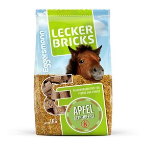 Eggersmann Lecker Bricks Apfel Getreidefrei, 1kg Beutel