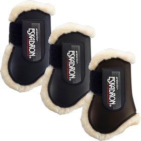 Eskadron 2er Set Gamaschen Protection Boots Fauxfur Compact hinten