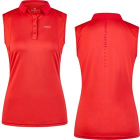 Pikeur Polo Sleeveless Sports in red flame