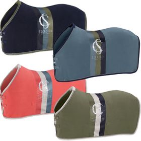 Eskadron Classic Sports Shetty Abschwitzdecke Fleece Stripe