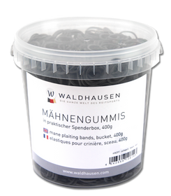 Mähnengummis im Eimer, schwarz 400g