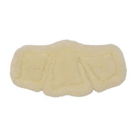 Stübben Equi-Soft Polster für Sattelgurt - Lammfell natur (ecru-weiß) 50-150cm