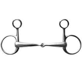 Stübben Steeltec Gebiss 2436 Baucher-Trense einfach gebrochen