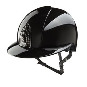 KEP Reithelm Cromo Polish Smart Polo-Schirm in black mit Kinnriemen black