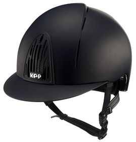KEP Reithelm Cromo Smart in black mit Kinnriemen black