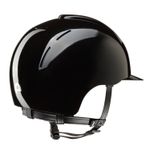 KEP Reithelm Cromo Smart Polish in black mit Kinnriemen black