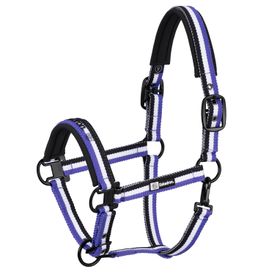 Eskadron Dynamic Halfter Douple Pin - black/white/purple