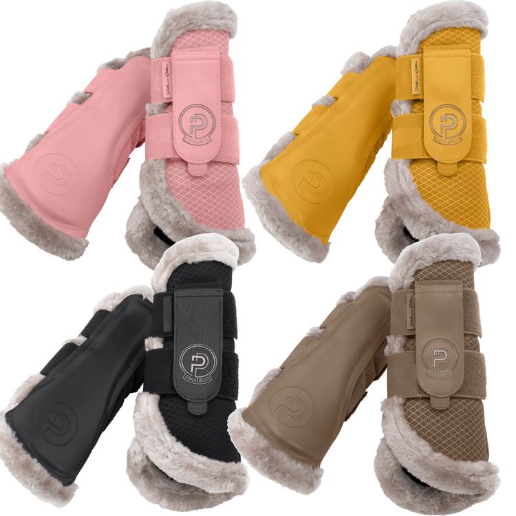 Eskadron Platinum Gamaschen Mesh Fauxfur