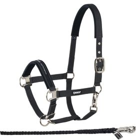 Eskadron  Set Halfter Pin Buckle mit Panikhakenstrick in black