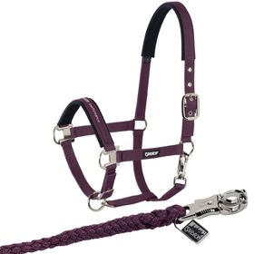 Eskadron  Set Halfter Pin Buckle mit Panikhakenstick in blackberry