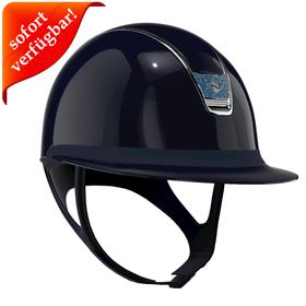 Samshield Miss Shield 2.0 Glossy blue - Trim Chrome silver, Blason Crystal Farbic blue