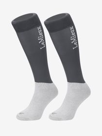 LeMieux Doppelpack Competition Socks in slate grey