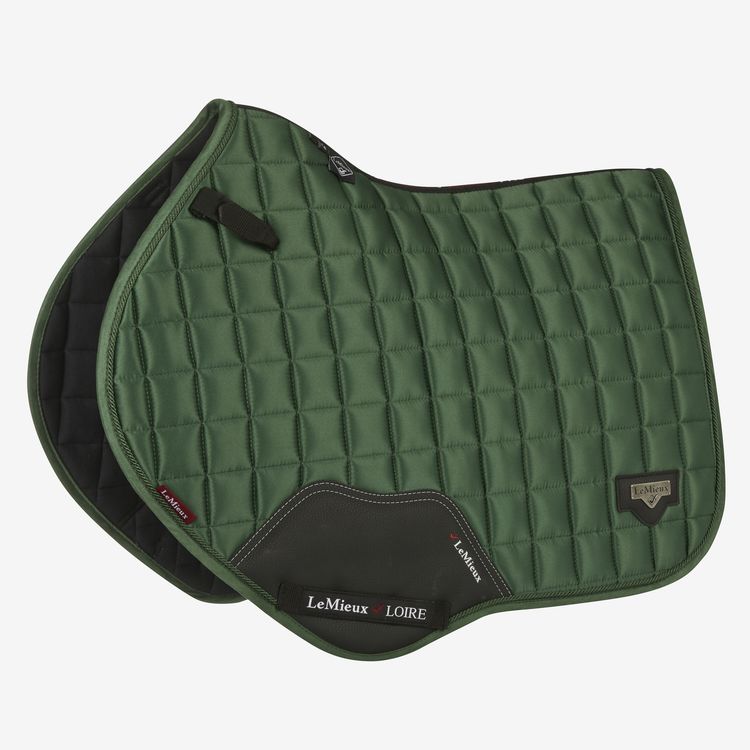 LeMieux Springschabracke Loire Classic Satin Square in hunter