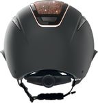 Covalliero Reithelm Elite Polo in schwarz Glitzer rosegold