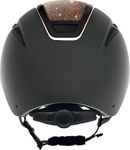 Covalliero Reithelm Elite in schwarz Glitzer rosegold