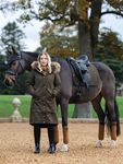 LeMieux Dressur Schabracke Suede Close Contact Square in alpine