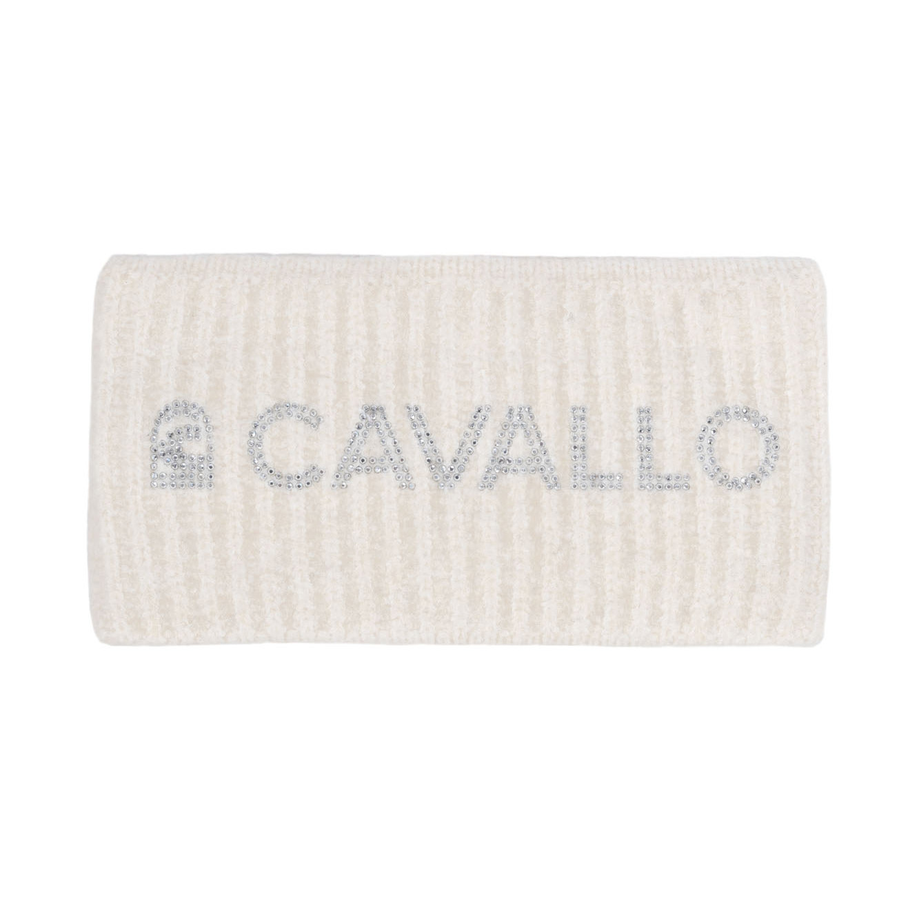 CAVALROVENA Stirnband in offwhite melange von Cavallo