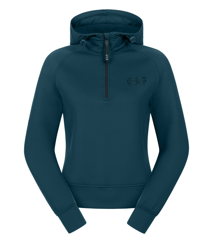E.L.T Funktions-Hoody Regensburg in petrolblau