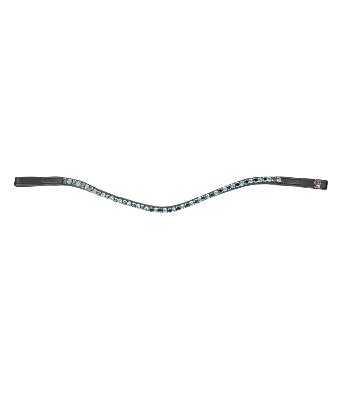 Waldhausen X-Line Stirnband Glam petrolblue/black